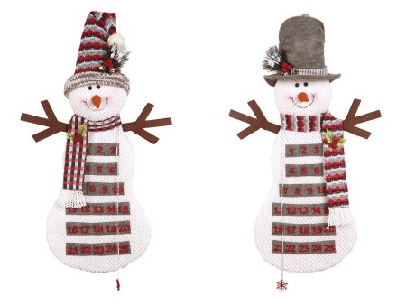 Snowman Advent Calendar, Asst. of 2 Supply