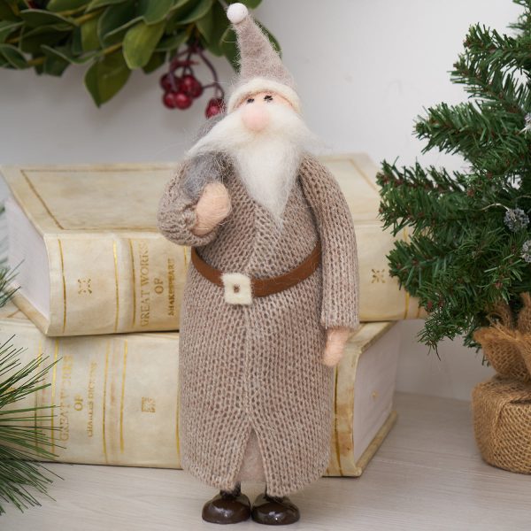 Gray Wool Santa Sale