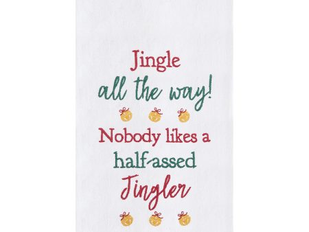 Half Assed Jingler Kitchen Towel Sale