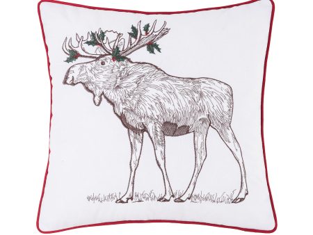 Holly Moose Pillow Online