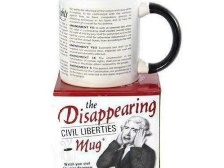 Disappearing Civil Liberties Mug Hot on Sale