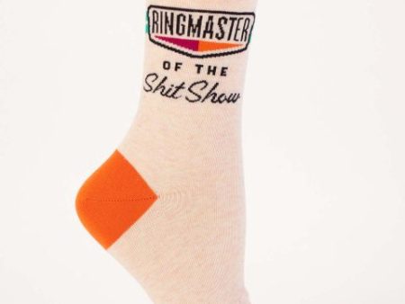 Ringmaster Of The Sh*tshow  Women s Sock on Sale