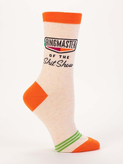 Ringmaster Of The Sh*tshow  Women s Sock on Sale