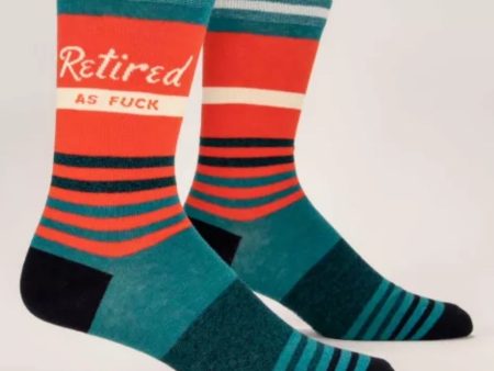 Blue Q Mens Socks Retired AF Online Sale