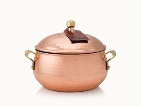 Simmered Cider Copper Pot - 3 Wick Candle Sale