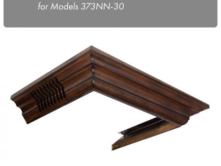 ZLINE Vented Crown Molding Profile 6 For Wall Mount Range Hood (CM6V-300N) on Sale