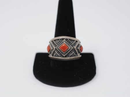 Sandcast Coral Ring For Discount