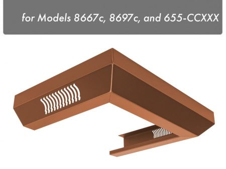 ZLINE Vented Crown Molding For Designer Range Hoods with Recirculating Option (CM1V-8667C) For Cheap