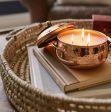 Simmered Cider Copper Pot - 3 Wick Candle Sale