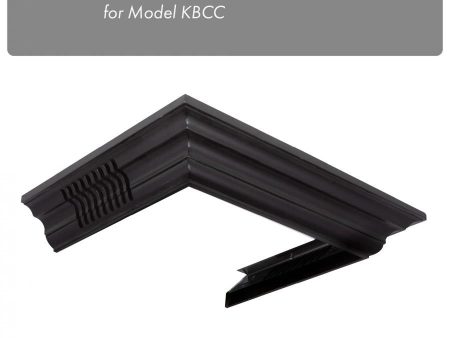 ZLINE Vented Crown Molding Profile 6 for Wall Mount Range Hood (CM6V-KBCC) Online Hot Sale