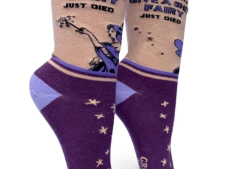 Give a Shit Fairy Womens Socks Discount