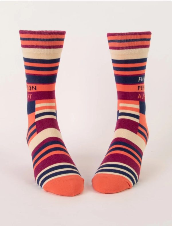 Blue Q Mens Socks Fun Person Online Sale