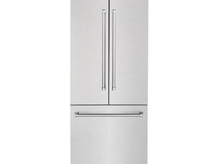 ZLINE 36 in. 19.6 cu. ft. Built-In 2-Door Bottom Freezer Refrigerator with Internal Water and Ice Dispenser in Fingerprint Resistant Stainless Steel (RBIV-SN-36) Online Sale