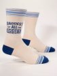 Blue Q Mens Socks Baddest Asses Sale