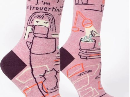 Blue Q Socks Go Away Introverting Online Hot Sale