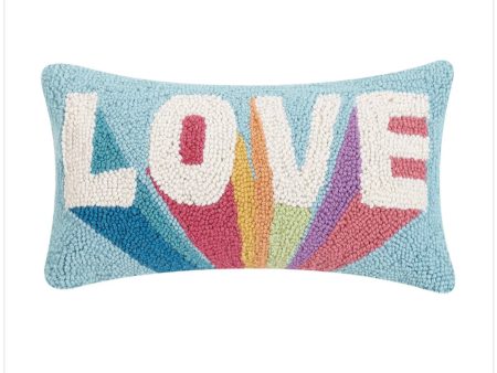 Colorful Love Hook Pillow Online Sale