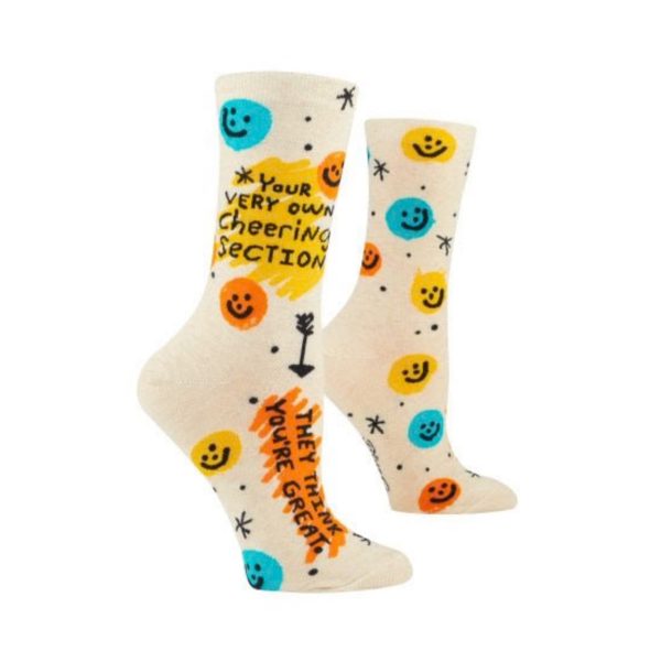 Cheering Section  Womens Crew socks For Cheap