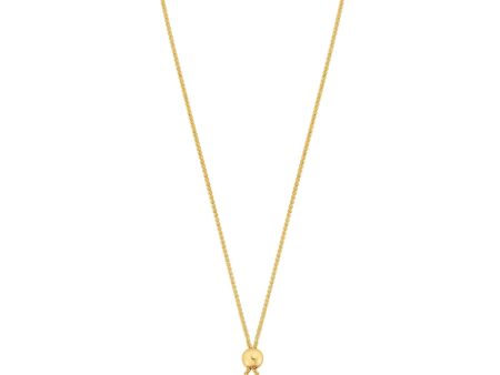 10K Gold Round Wheat Chain with Ball Slide Friendship Bracelet Sale