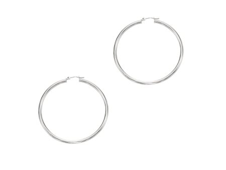 14K Gold 3x50mm Hoops Online